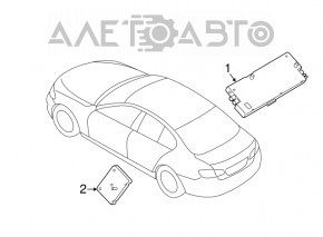 Блок керування антеною BMW 5 F10 11-17