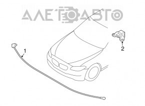 Датчик подушки безпеки центральний BMW 5 F10 11-16