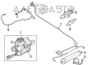 Air suspension controller Jeep Grand Cherokee 14-15