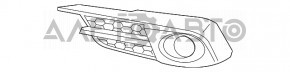 Решетка бампера правая Honda Civic X FC 16-18 под птф