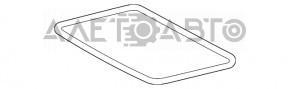 Внутренний уплотнитель люка Toyota Camry v50 12-14 usa серый