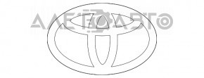 Эмблема TOYOTA двери багажника Toyota Highlander 14-19 слом креп