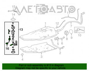 Топливный насос бензонасос Lexus RX450h 10-15