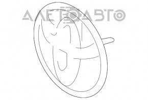 Эмблема решетки радиатора grill Toyota Sequoia 08-16 новый OEM оригинал