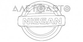 Емблема решітки радіатора grill Nissan Versa 12-19 usa новий OEM оригінал