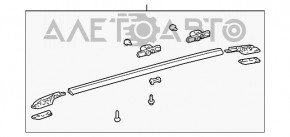 Рейлинги продольные Toyota Sienna 04-10 нет 2-х накладок, облезла краска
