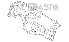 Торпедо передня панель без AIRBAG Subaru Outback 20- черн