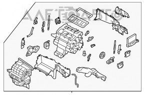 Печка в сборе Subaru Outback 20- 2.5 limited