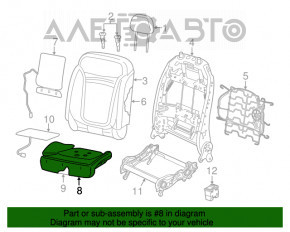 Водійське сидіння Jeep Renegade 15 - без airbag, механіка, ганчірка, сіре з коричневим, під хімчистку