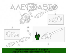 Axle Intermediate Shaft Control Module Dodge Charger 15-20