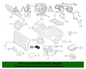 Резистор печки BMW X5 F15 14-18