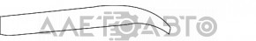 Накладка крыши задняя правая Toyota Highlander 08-13