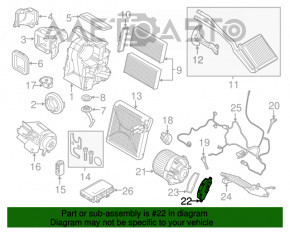 Резистор печі Mini Cooper F56 3d 14-