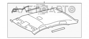 Обшивка потолка Toyota Camry v40 10-11 бежевая, без люка