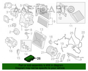 HVAC Control Module BMW X1 F48 16-22