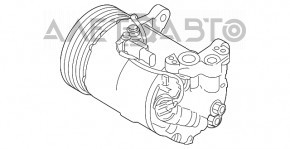 Компресор кондиціонера BMW X1 F48 16-19 B46