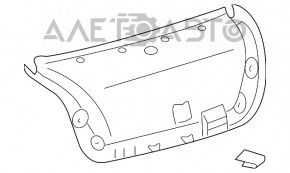 Обшивка кришки багажника Lexus ES350 07-12