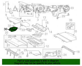 Кишені багажника правий Lexus RX300 RX330 RX350 RX400h 04-09