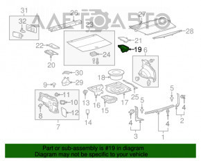 Карман багажника правый Lexus RX350 RX450h 10-15