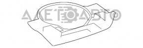 Поддон багажника под запаску Lexus NX200t NX300 NX300h 15-21 пенопласт