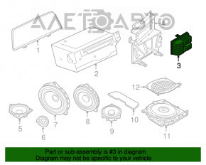 Підсилювач аудіо BMW 7 G11 G12 16-19 HiFi