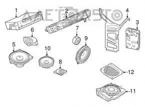 Підсилювач аудіо BMW X1 F48 16-22 Harman Kardon