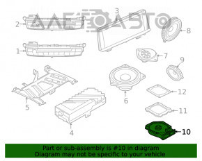 Сабвуфер правый BMW X1 F48 16-22 Hi-Fi