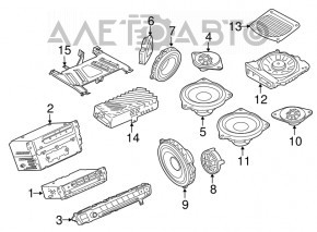 Динамик дверной передний правый BMW 3 F30 13-18