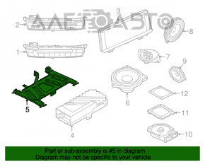 Кронштейн усилителя аудио BMW X1 F48 16-19