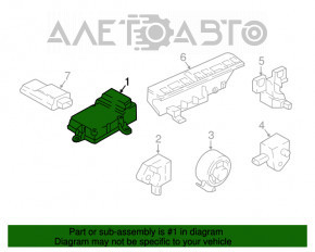 Модуль srs airbag компьютер подушек безопасности BMW X3 G01 18-21