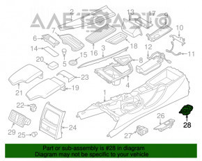 Джойстик шайба управління монітором малий BMW 3 F30 14-19