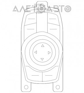 Джойстик шайба управления монитором малый BMW 3 F30 14-17 без навигации, тип 2