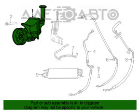 Насос ГУР гидроусилителя Dodge Challenger 09-14 электро
