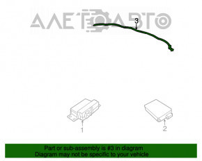 Проводка заднего бампера Jeep Grand Cherokee WK2 14-15 под парктроники и BSM