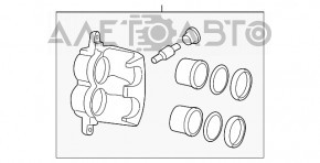 Супорт передній правий Jeep Grand Cherokee WK2 12-21 brembo