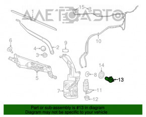 Датчик уровня жидкости бачка омывателя Jeep Cherokee KL 14-