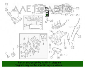 Кришка маслозаливної горловини Jeep Grand Cherokee WK2 16-3.6