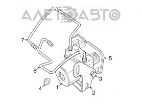 ABS АБС Jeep Grand Cherokee WK2 16-22