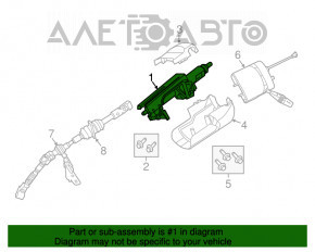 Рульова колонка Jeep Grand Cherokee WK2 16-22 електро