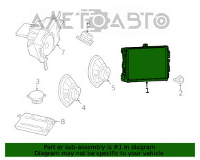 Монітор, дисплей, навігація Jeep Cherokee KL 19-21 8.4" дюйм