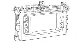 Монитор, дисплей, навигация Jeep Grand Cherokee WK2 18- 8.4"