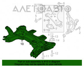 Підрамник передній Jeep Compass 17-