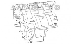 Корпус печки голый Jeep Cherokee KL 19-21