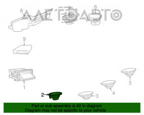 Динамик торпедный Jeep Grand Cherokee WK2 11-21