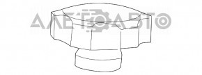 Крышка расширительного бачка охлаждения Jeep Grand Cherokee WK2 16- 3.6