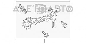 Механизм ручки двери задней правой Lexus RX350 RX450h 10-15