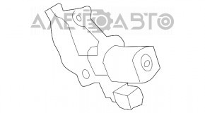 Мотор стеклоподъемника передний правый Ford Focus mk3 11-18 2 пина