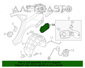 Щиток вентиляции правый Audi A5 F5 17-
