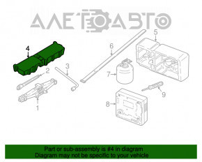 Пенопласт под инструмент BMW X1 F48 16-18 под домкрат