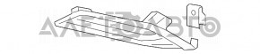Заглушка глушителя левая Honda Accord 18-22 2.0 hybrid, с хромом, затерта, надломан хром, песок